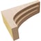 Ekena Millwork 3"W x 9"D x 6"H Classic Rockford Rough Cedar Woodgrain TimberThane Corbel, Primed Tan CORUR03X09X06ROCRCPR - alternate 4